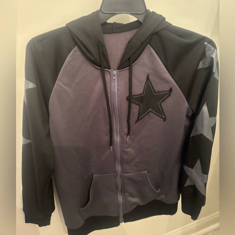 Black and Grey Star Sweater
